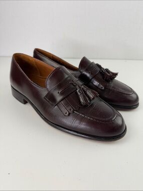 Bostonian Men’s Tassel Loafers in Burgundy Brown